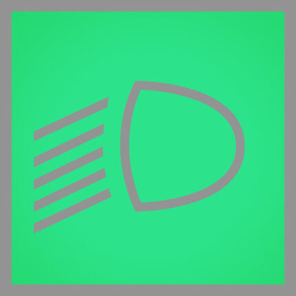 Grüner Hintergrund mit einem Symbol