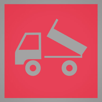 Colour laminae for warning light module (50 pcs.) tilting (red)