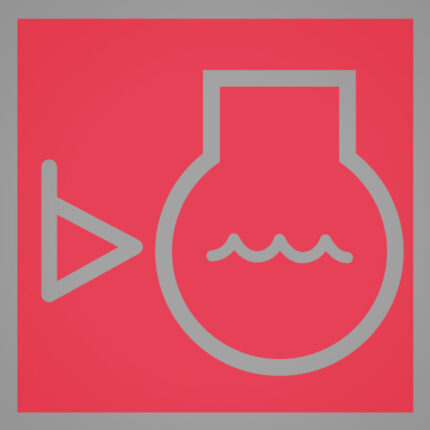 Colour laminae for warning light module (50 pcs.) cooling water level “engine” (red)