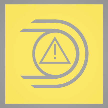 Colour laminae for warning light module (50 pcs.) emergency swith driving (yellow)