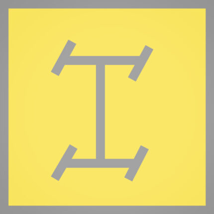 Colour laminae for warning light module (50 pcs.) crab steering (yellow)