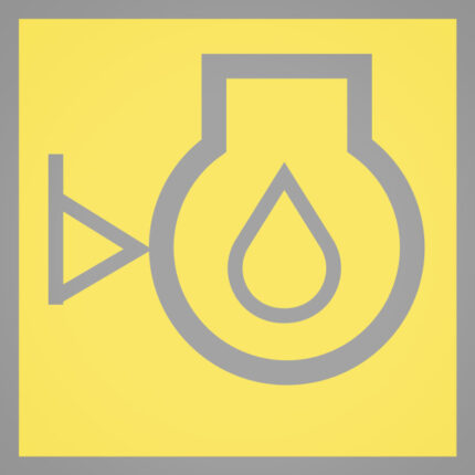 Colour laminae for warning light module (50 pcs.) engine oil level (yellow)