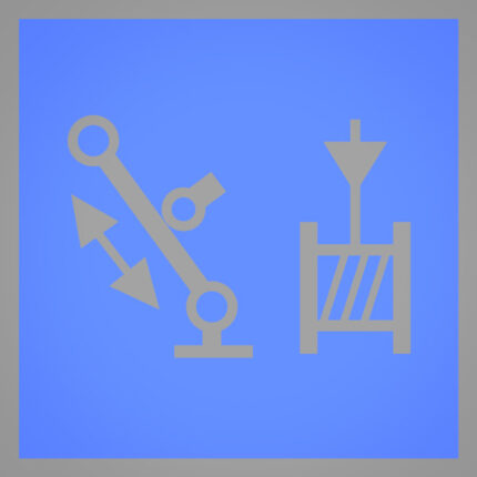 Symbolplättchen-Set à 50 St. SL-Winde läuft (blau)