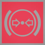 Symbolplättchen-Set à 50 St. Bremsanlage (rot)