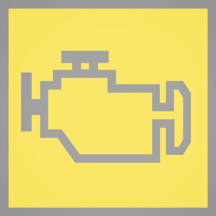 Colour laminae for warning light module (50 pcs.) motor electronic (yellow)