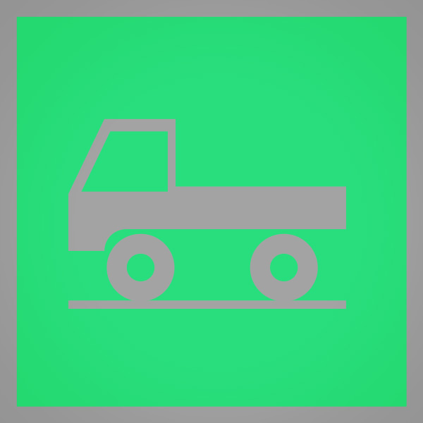 710 900 2095 Produktbild Symbolplättchen-Set à 50 St. Straßengang (grün) – Bild 1
