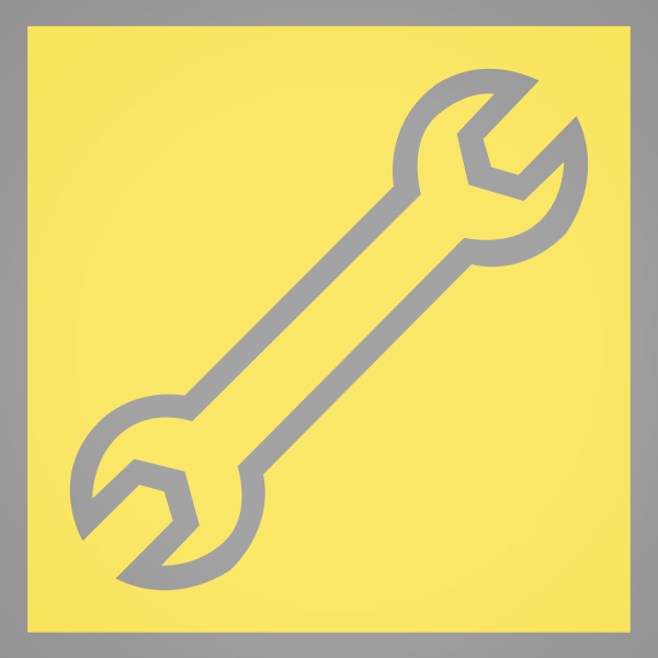 710 900 2302 Produktbild Colour laminae for warning light module (50 pcs.) Service (yellow) - Image 1